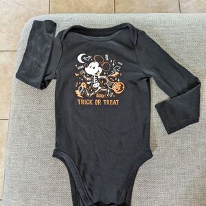Disney Mickey Mouse Halloween Black One Piece